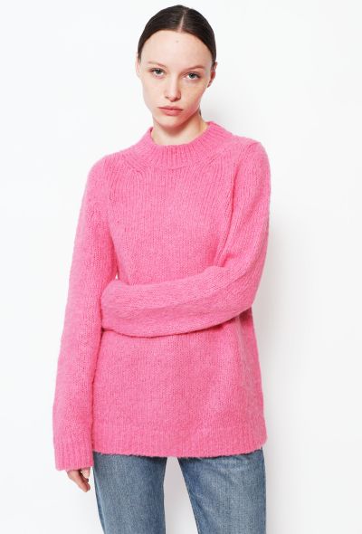                             Alpaca Knit Sweater - 1