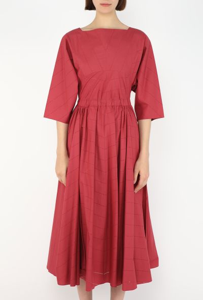 Alaïa Laser-cut Poplin Dress - 2