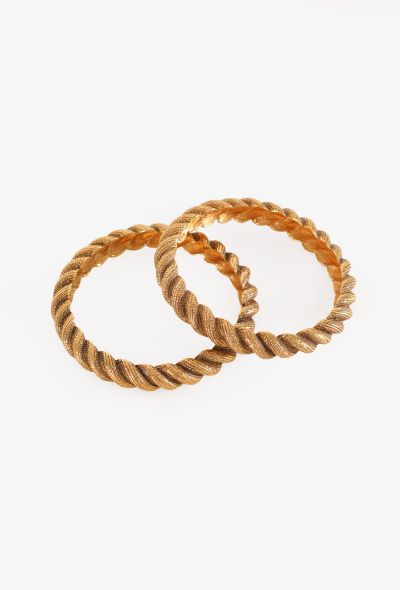 Chanel Castellane Set of 2 Bangles, 1986 - 1