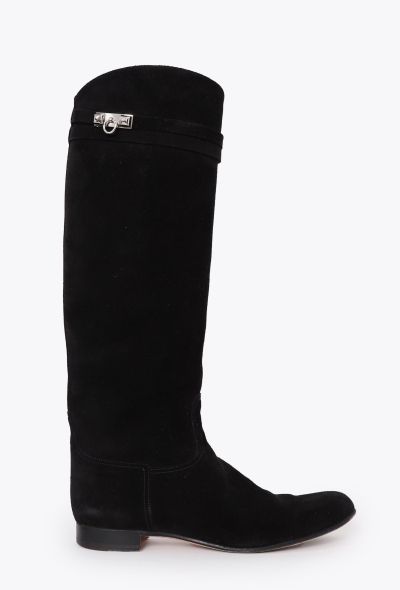 Hermès Jumping Suede Riding Boots - 1