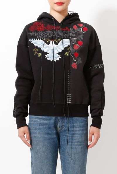 Alexander McQueen 2017 Cross Stitch Embroidered Hoodie - 1