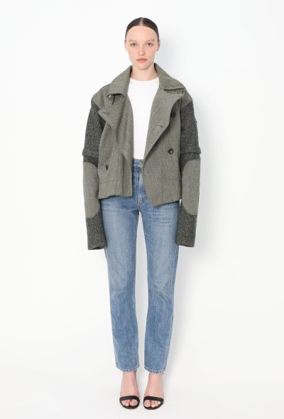 Balenciaga F/W 2004 Asymmetrical Wool Jacket - 1 Balenciaga F/W 2004 Asymmetrical Wool Jacket - 1