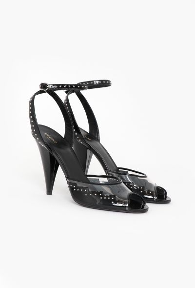 Céline Patent Stud Trim Sandals - 2 Céline Patent Stud Trim Sandals - 2