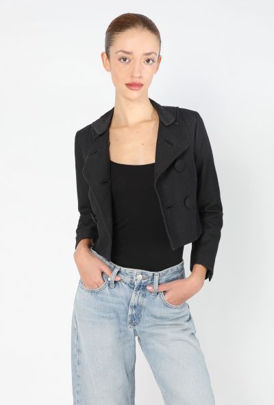 Chloé S/S 2006 Silk Épaulette Jacket - 2 Chloé S/S 2006 Silk Épaulette Jacket - 2