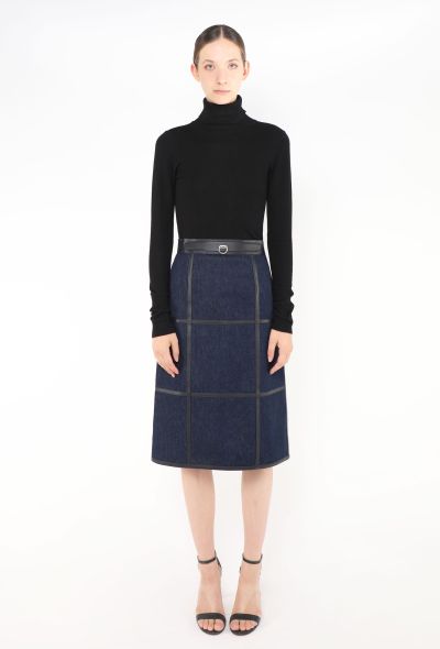 Hermès 2025 Tatersale Denim Skirt - 1 Hermès 2025 Tatersale Denim Skirt - 1