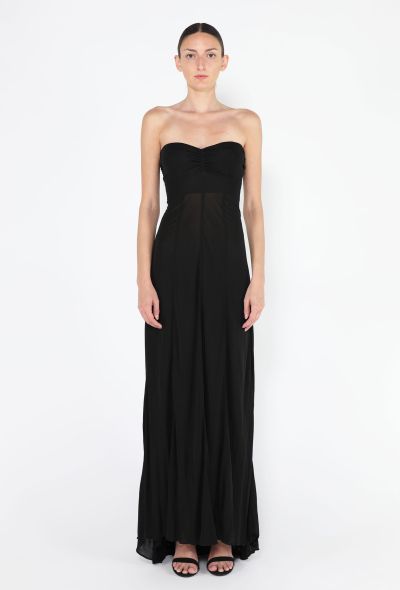 Balenciaga Le Dix 2001 Strapless Bustier Gown - 1