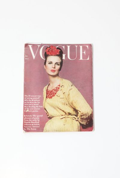                                         Vogue October 1962 Issue-1