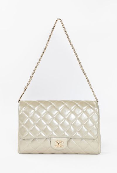 Chanel Iridescent Timeless Chain Clutch Bag - 1