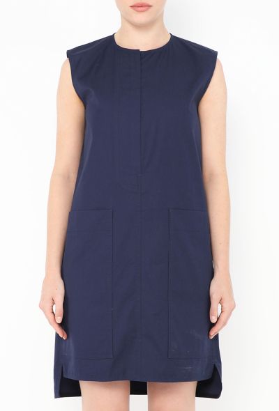 Céline Poplin Pocket Shift Dress - 2 Céline Poplin Pocket Shift Dress - 2