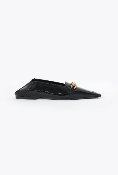 Saint Laurent 2024 Patent Chainlink Loafers - 2