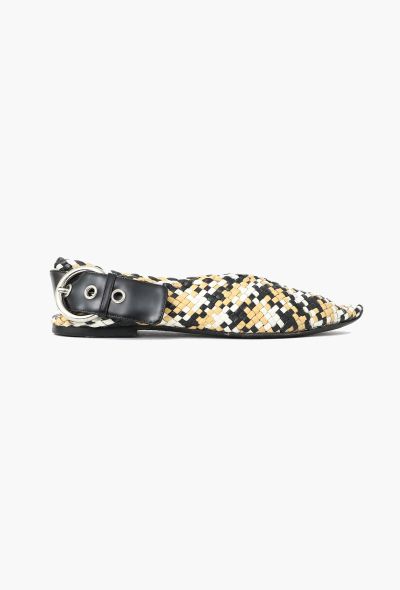 Céline Resort 2016 Woven Leather Babouche Flats - 1 Céline Resort 2016 Woven Leather Babouche Flats - 1