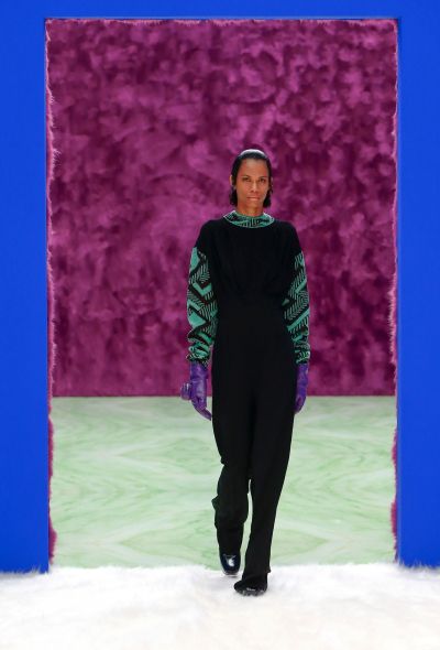 Prada F/W 2021 Knit Sleeve Jumpsuit - 2