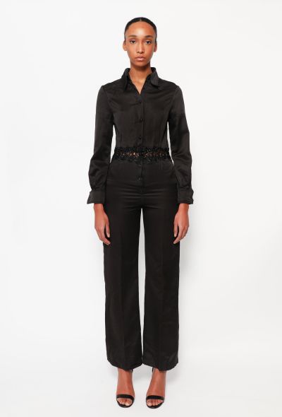                                         &#039;70s Embellished Silk Jumpsuit-1