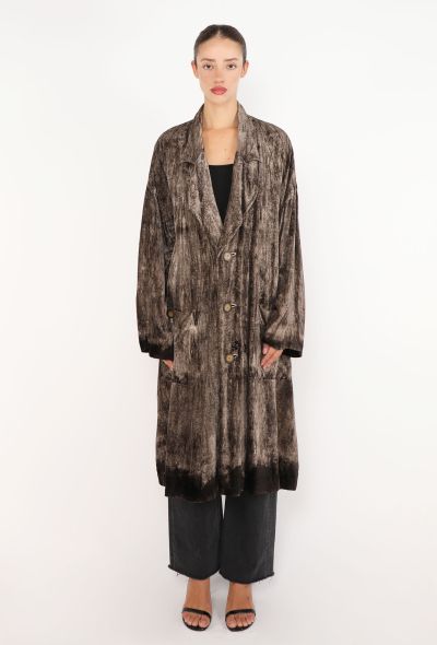 Issey Miyake Velvet Ombré Cardigan, 2003 - 1