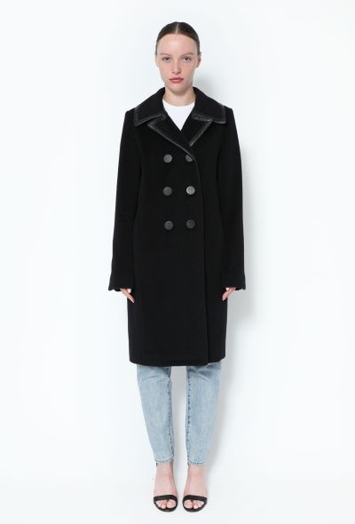                             Double-Breasted Wool Coat - 1