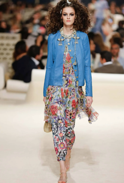 Chanel Resort 2015 Paris-Dubai Leather Lurex Jacket - 2 Chanel Resort 2015 Paris-Dubai Leather Lurex Jacket - 2