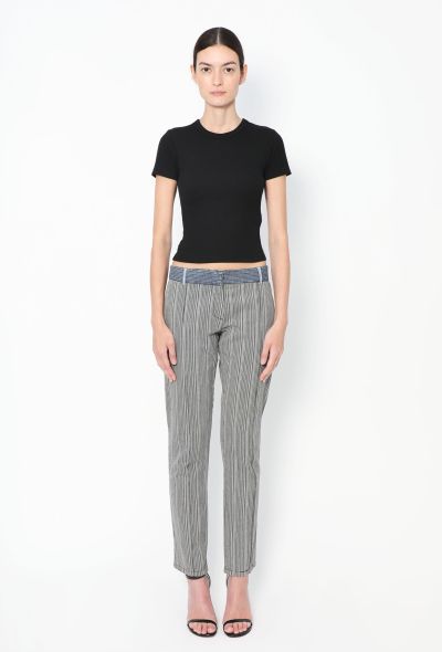 Balenciaga 2001 Tapered Pinstripe Jeans - 1 Balenciaga 2001 Tapered Pinstripe Jeans - 1