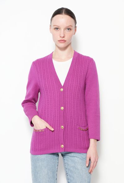                                         '70s Cable-Knit Cardigan-1