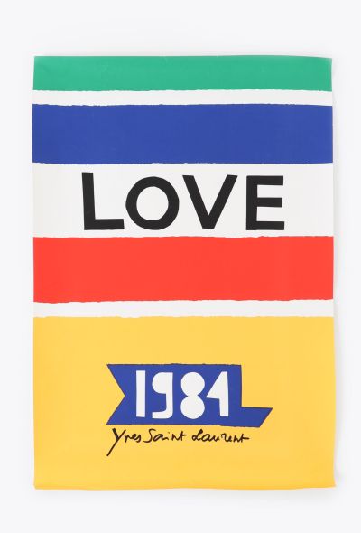 Saint Laurent Rare Original Love Poster, 1984 - 1 Saint Laurent Rare Original Love Poster, 1984 - 1
