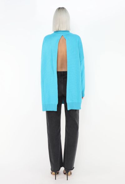 Balenciaga Pre-Fall 2019 Open-Back Turtleneck Sweater - 1
