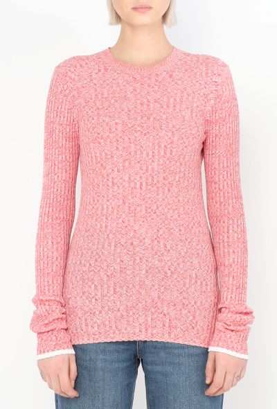Céline Resort 2015 Herringbone Knit Top - 1 Céline Resort 2015 Herringbone Knit Top - 1