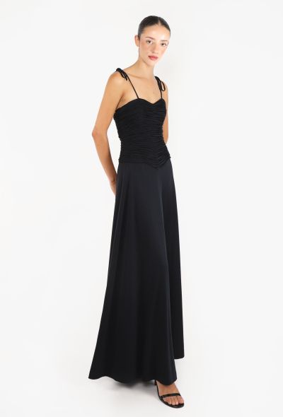 Azzaro Pleated Jersey Bustier Dress, 1970s - 2