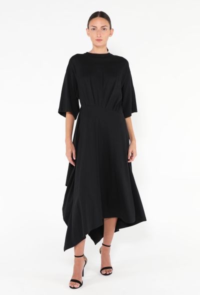 Balenciaga 2020 Asymmetrical T-Shirt Dress - 1 Balenciaga 2020 Asymmetrical T-Shirt Dress - 1