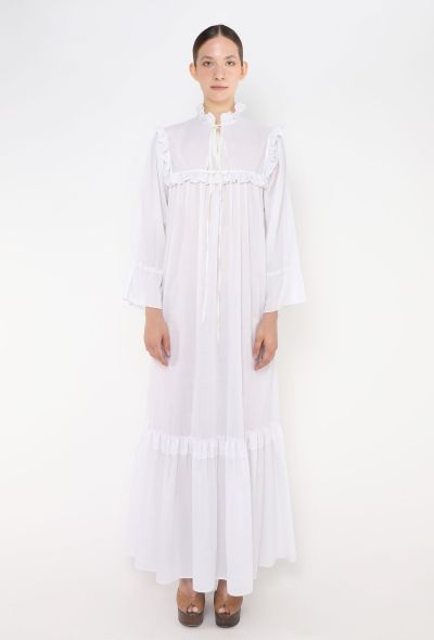 Saint Laurent '70s Ruffled Peasant Nightgown - 1 Saint Laurent '70s Ruffled Peasant Nightgown - 1