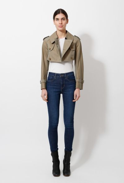                             2011 Cropped Trench Jacket - 2