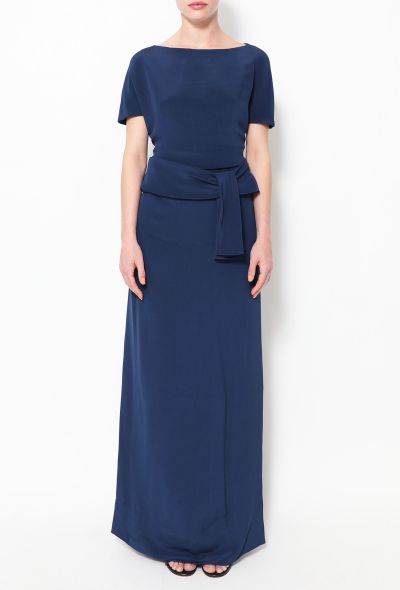Balenciaga Edition Belted Silk Gown - 2