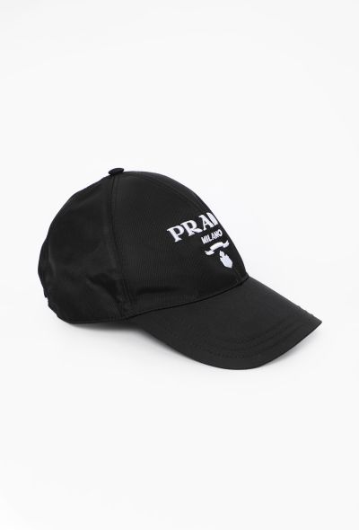 Prada Embroidered Nylon Logo Cap - 2