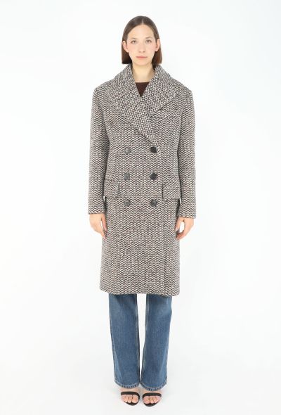 Miu Miu F/W 2023 Oversized Harris Tweed Coat - 1