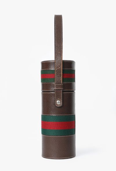 Gucci Vintage Leather Bottle Carrier - 1