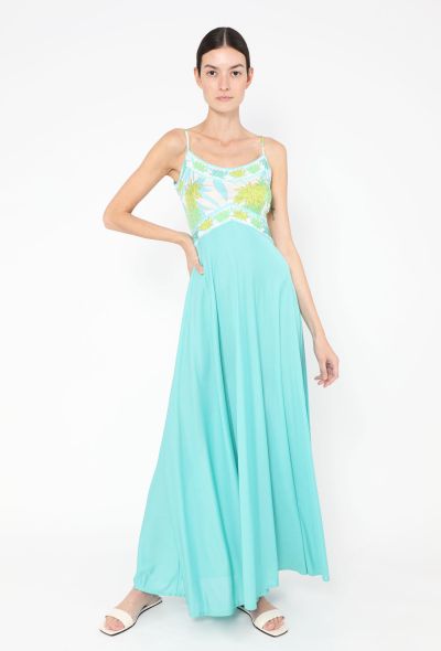 Emilio Pucci Early '70s Floral Printed Silk Dress - 2 Emilio Pucci Early '70s Floral Printed Silk Dress - 2