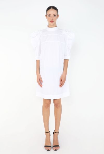 Chloé Puff-Sleeve Cotton Dress - 2