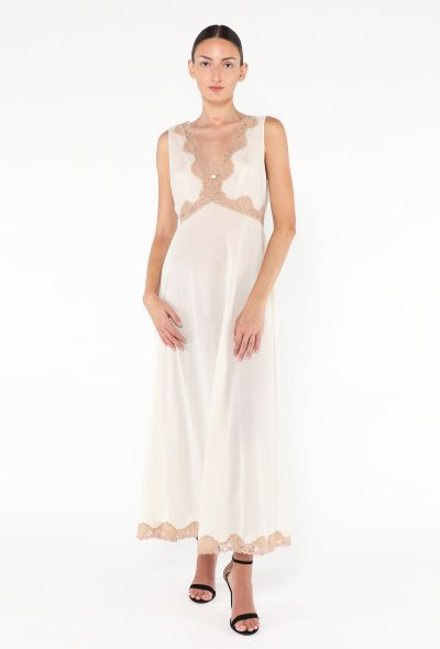 Emilio Pucci '60s Lace Trim Slip Dress - 2