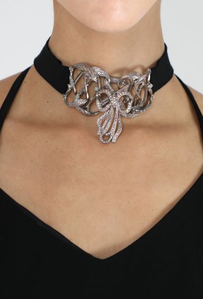 Chanel 2013 Haute Couture Embellished Bow Choker - 1
