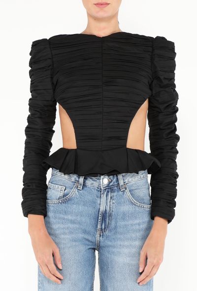 Khaite F/W 2020 Open-Back Rosy Top - 1