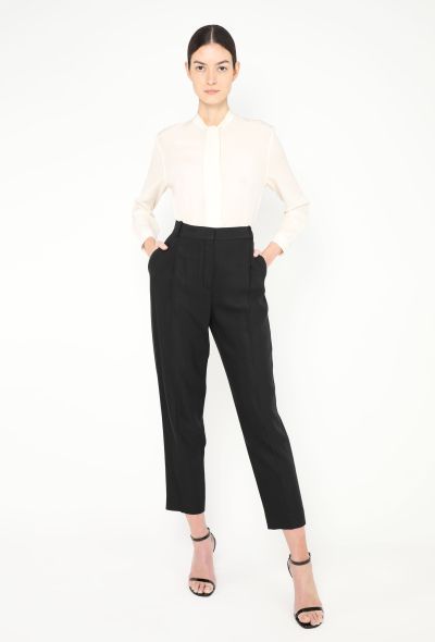 Céline Tapered Twill Trousers - 1 Céline Tapered Twill Trousers - 1