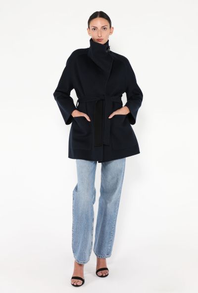 Hermès 2024 Bicolor Belted Cashmere Jacket - 2