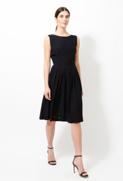                                         Vintage Pleated Day Dress-1