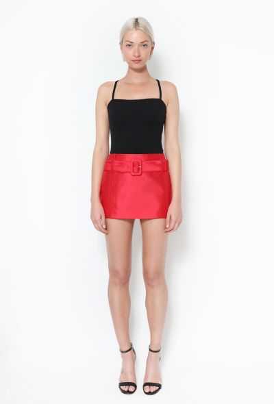 Miuccia Prada 2022 Belted Silk Skirt - 1