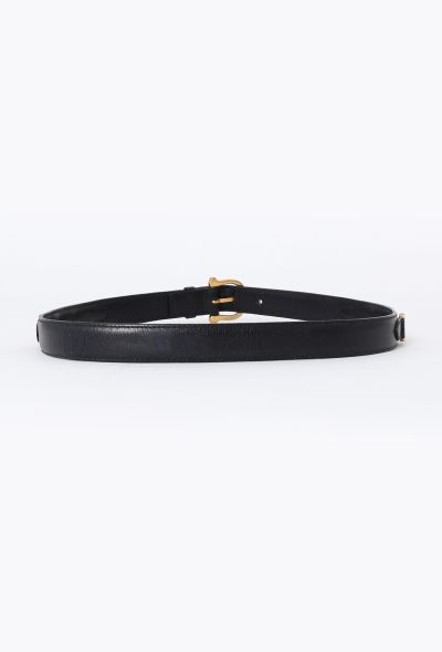Céline '70s Horsebit Leather Belt - 2 Céline '70s Horsebit Leather Belt - 2