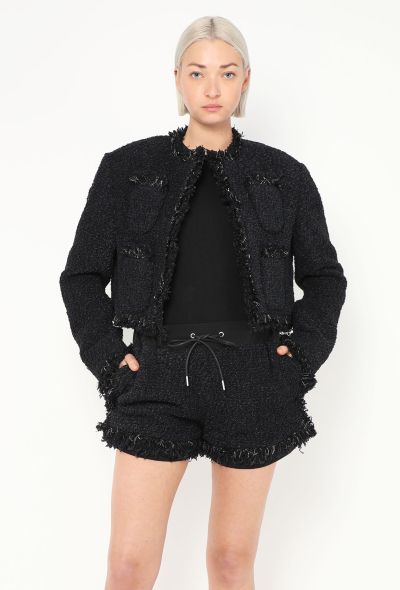 Sacai 2020 Frayed Tweed Ensemble - 1 Sacai 2020 Frayed Tweed Ensemble - 1