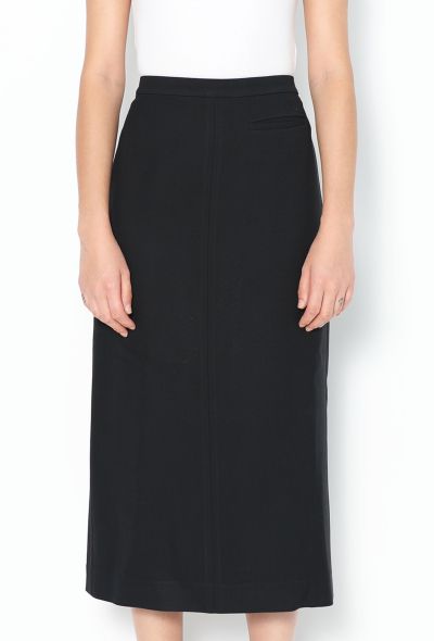 The Row 2020 Pol Crêpe Midi Skirt - 2 The Row 2020 Pol Crêpe Midi Skirt - 2