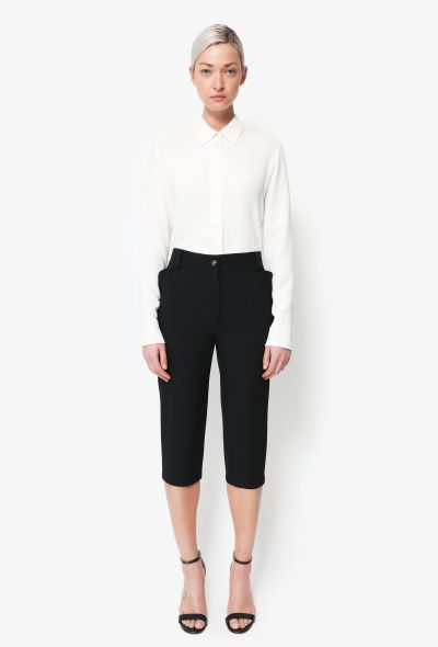 Chanel 2021 Crêpe Capri Pants - 1 Chanel 2021 Crêpe Capri Pants - 1
