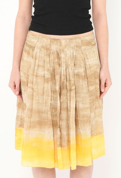 Prada 2006 Pleated Ombré Skirt - 2 Prada 2006 Pleated Ombré Skirt - 2