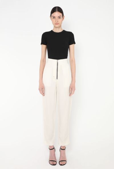 Céline S/S 2016 Silk Zip Trousers - 1