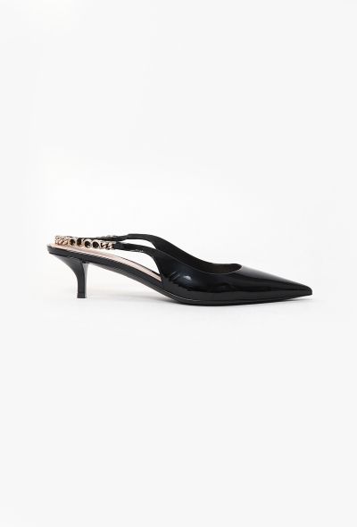 Gucci S/S 2024 Signoria Chainlink Slingbacks - 1