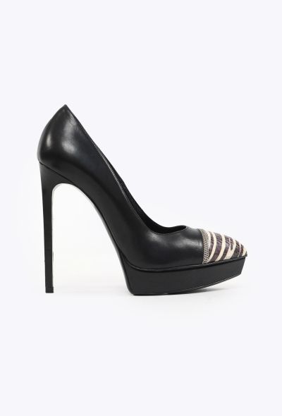 Saint Laurent S/S 2013 Janis Snakeskin Pumps - 1